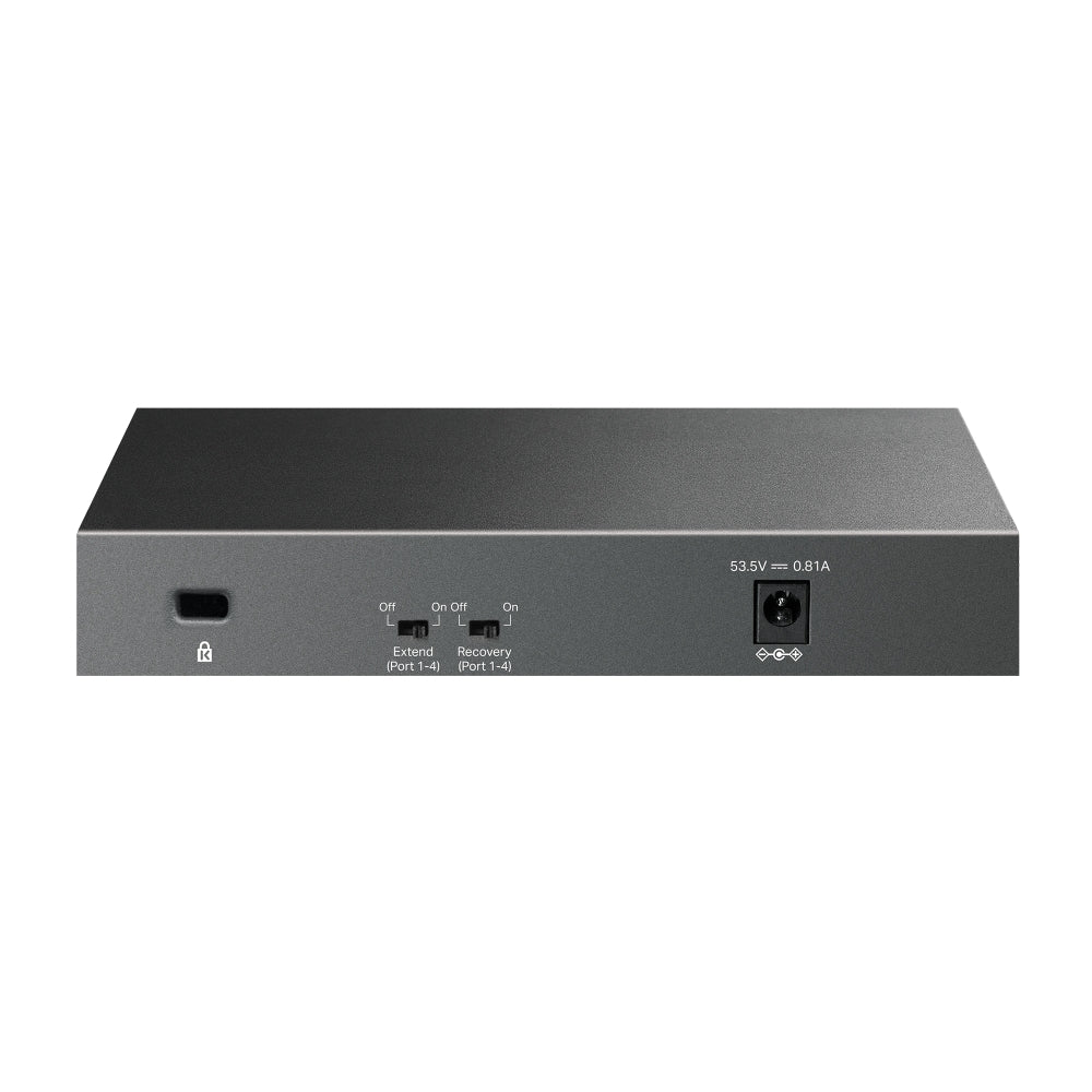 TP-Link LS106LP 6-Port 10/100Mbps Desktop 41W POE Switch with 4-Port PoE + 2 Uplink RJ45 Ports | 250M Support TP-Link LS106LP 6-Port 10/100Mbps Desktop 41W POE Switch with 4-Port PoE + 2 Uplink RJ45 Ports | 250M Support